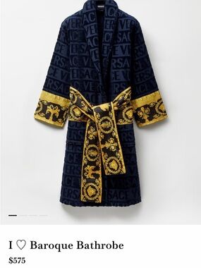 I ♡ Baroque Bathrobe Versace men XXL